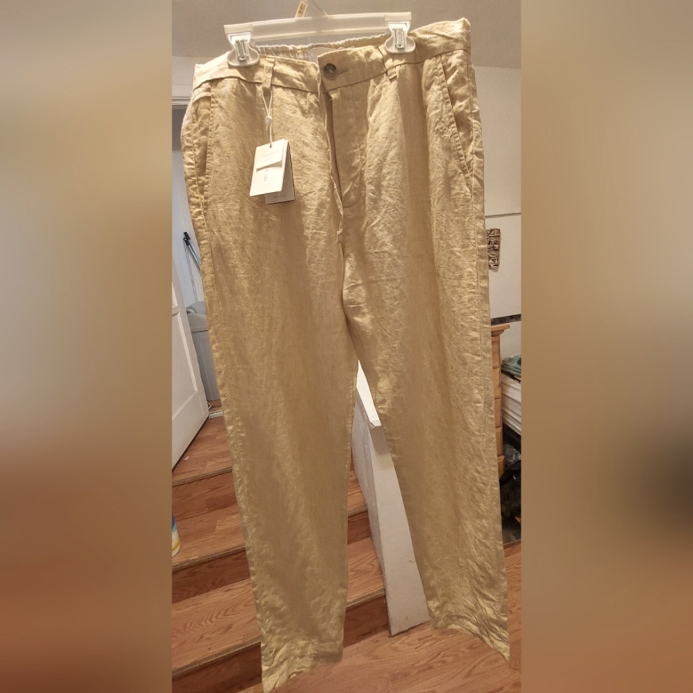 New Porter & Ash 100% linen pants